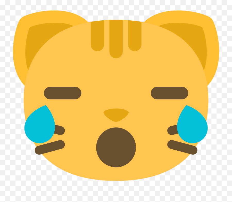Free Emoji Cat Face Cry 1199191 Png With Transparent Background - Gasp Emoji,Crying Emoji Png