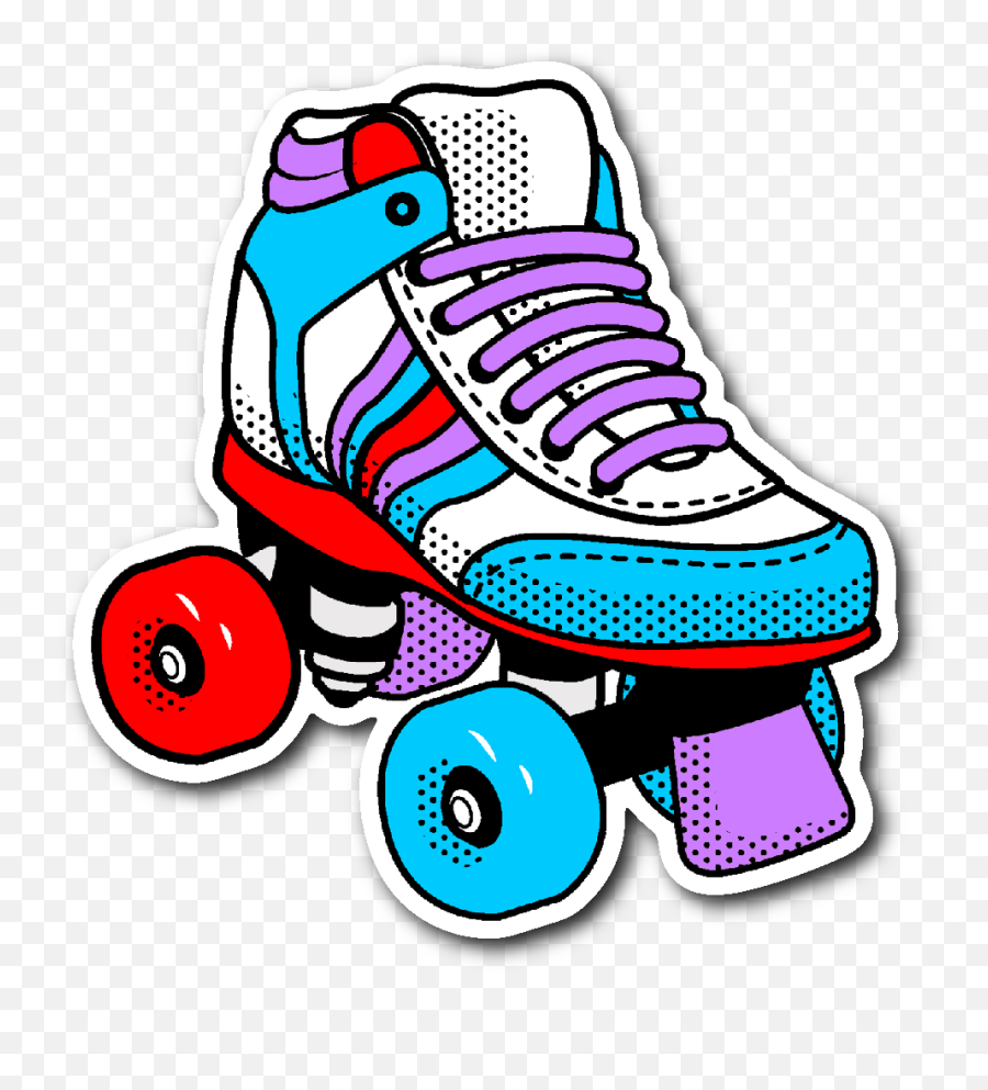 Roller Skates - Clipart Roller Skates Png Emoji,80s Png