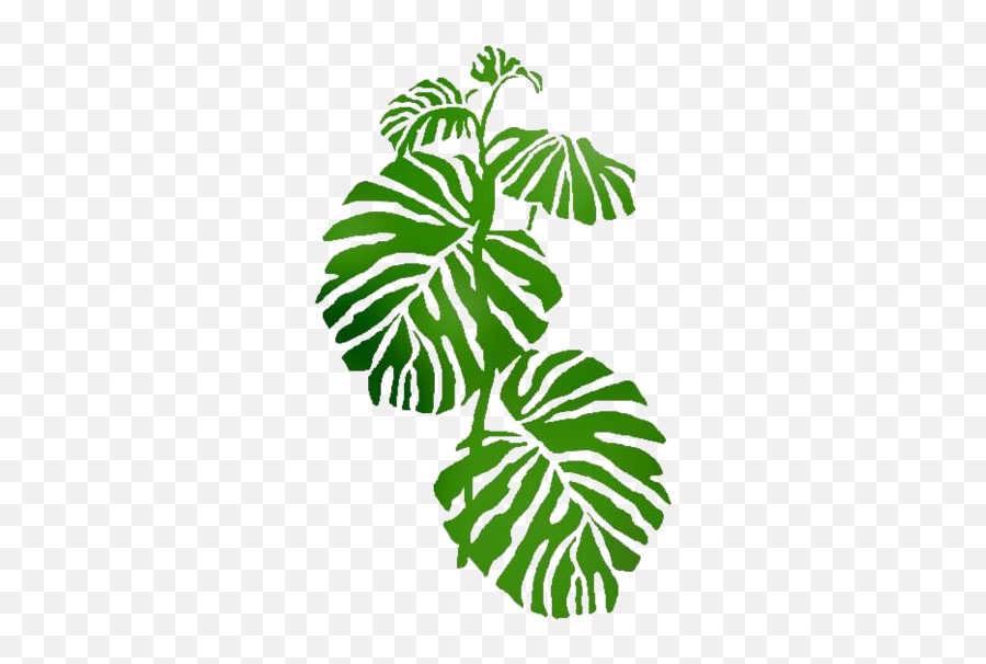 Palm Leaves Png Hd Images Stickers Vectors - Tropical Leaves Canvas Emoji,Palm Leaves Png