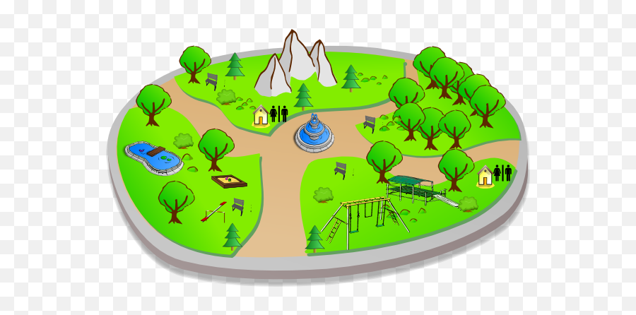 Country Park Clip Art At Clker - Park Clipart Png Emoji,Country Clipart