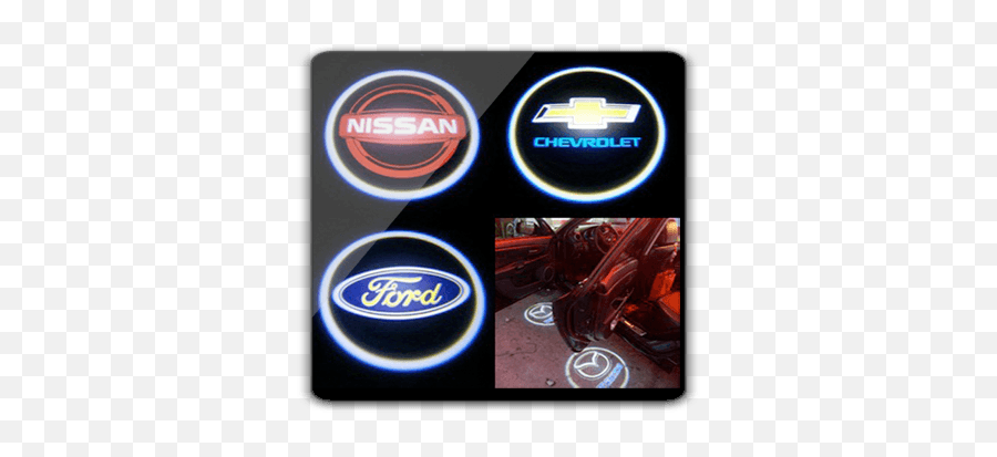 Auto Car Truck Door Projector Led Logo Lights Drill - In Type Mr Kustom Auto Accessories And Customizing Ford Emoji,Hellcat Logo