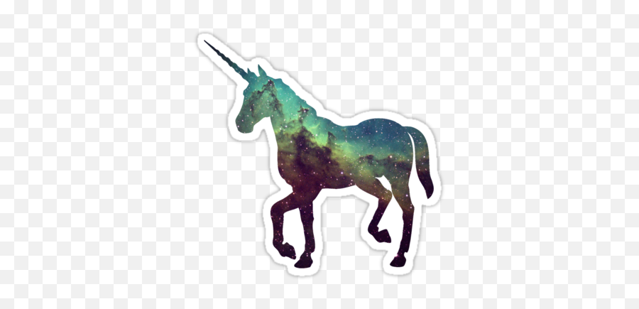 Simple Unicorn Silhouette Transparent - Unicorn Silhouette Transparent Background Emoji,Unicorn Silhouette Png