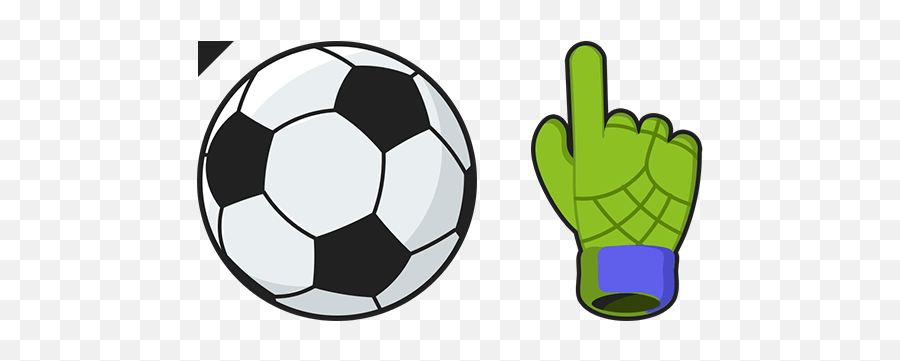 Soccer Ball Cursor - Custom Cursor Futbol Emoji,Soccer Balls Logos