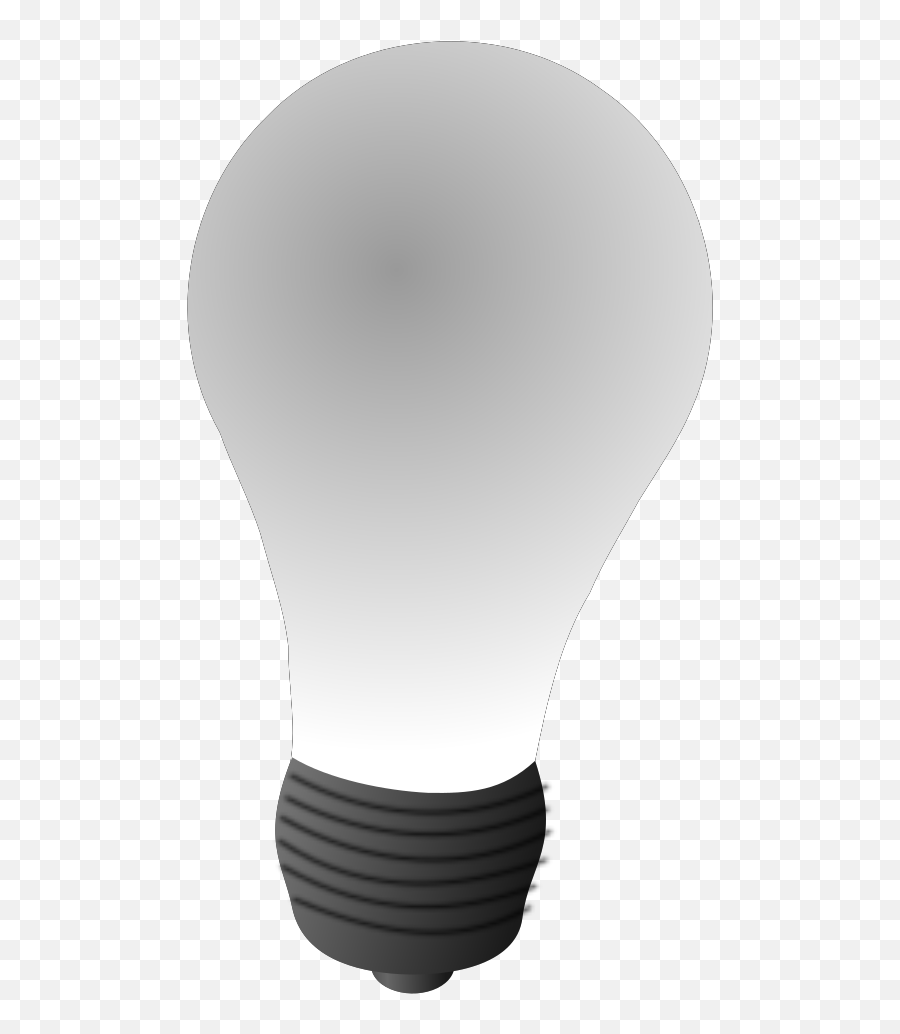 Light Bulb Svg Vector Light Bulb Clip Art - Svg Clipart Incandescent Light Bulb Emoji,Light Bulb Clipart Black And White