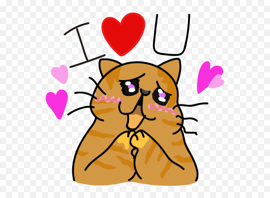 Download Funny Cat Emoji Stickers Messages Sticker - 8,Cat Emoji Transparent