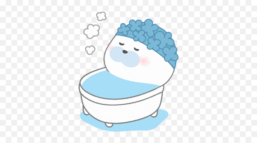 Taking Baths Bathtub Sticker - Taking Baths Bath Baths Emoji,Taking A Bath Clipart