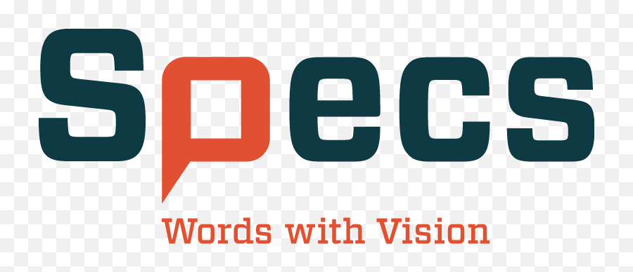 Specs Words With Vision Emoji,Specs Logo