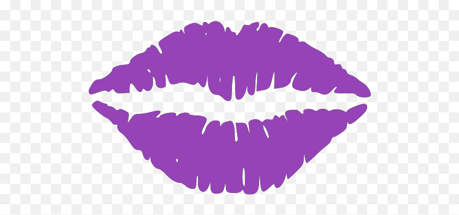 Purple Lips Svg Vector Purple Lips Clip Art - Svg Clipart Emoji,Lipstick Clipart Png