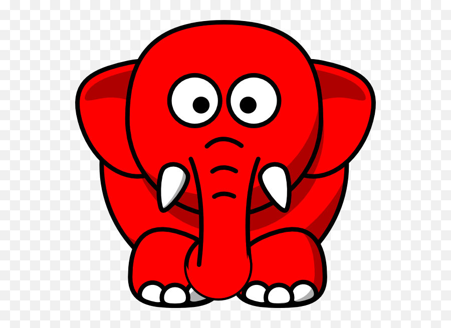 Republican Elephant Vector - Clipart Best Red Elephant Clipart Emoji,Republican Elephant Logo