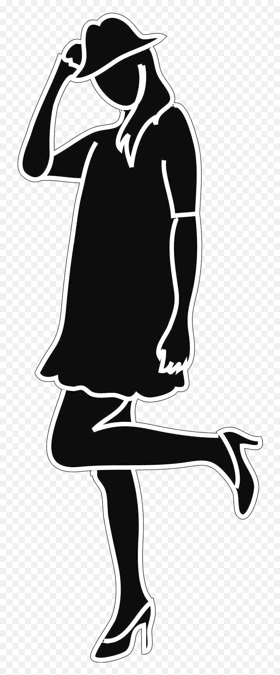 Female Silhouette - Cool Sözler Haval Sözler Emoji,Pregnant Woman Clipart