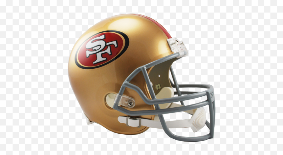San Francisco 49ers Helmets U2014 Game Day Treasures - Dallas Cowboys Replica Helmet Emoji,S F 49ers Logo