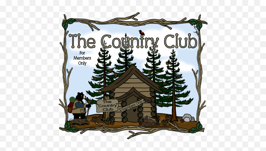 Printables And Crafts The Country Club - Country Club Clipart Emoji,Country Clipart