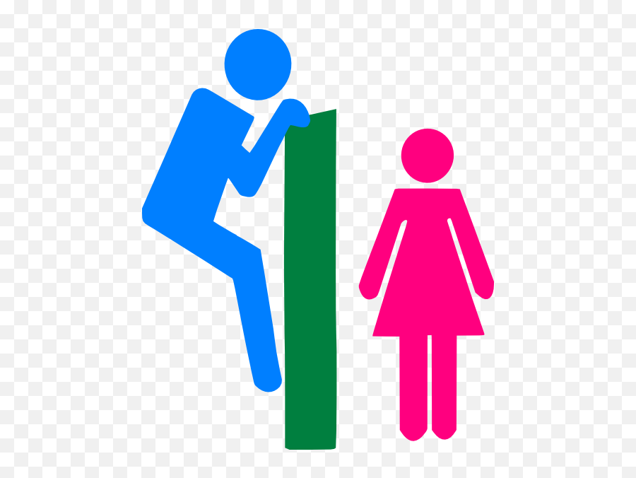 Looking Over The Toilet - Clip Art Library Looking Over The Toilet Emoji,Restroom Clipart