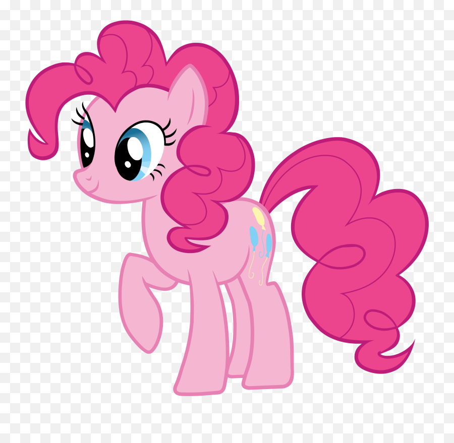 Pink Cute My Little Pony Clipart Png - Mlp Pinkie Pie Emoji,My Little Pony Clipart