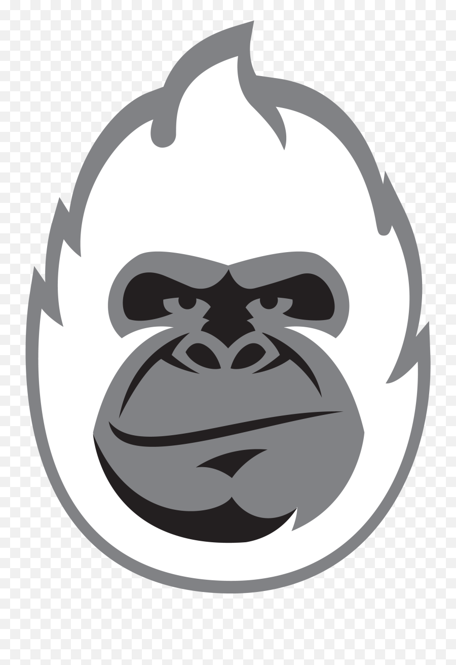 Pumpkin Carving Gorilla Stencil Transparent Cartoon - Jingfm Gorilla Pumpkin Carving Emoji,Pumpkin Outline Png