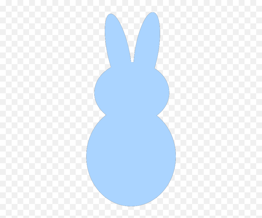 Blue Peep Bunny Clip Art - Language Emoji,Peep Clipart