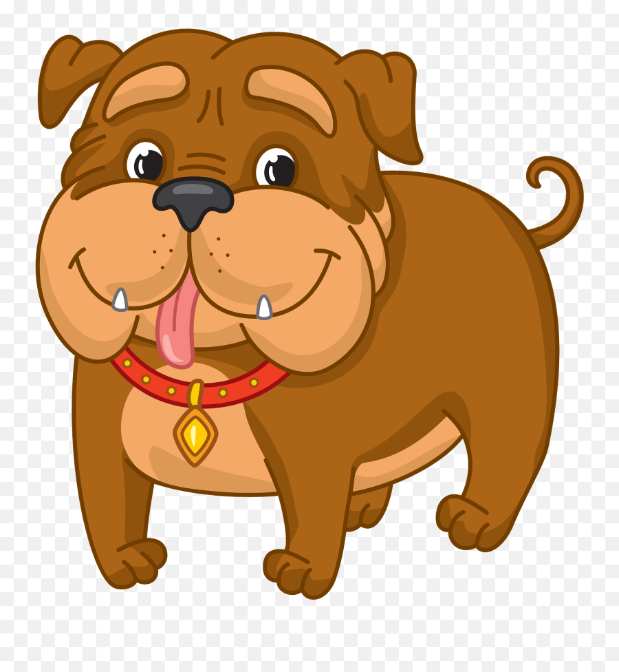Bulldog Clipart - Happy Emoji,Bulldog Clipart