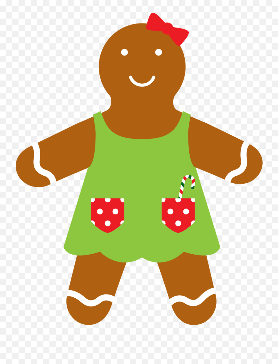 Gingerbread Man Png - Gingerbread Man Gingerbread Men Female Christmas Ginger Bread Man Cartoon Emoji,Web Clipart