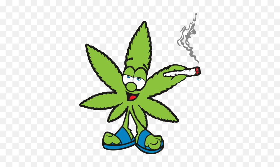Marijuana Cartoon Character Smoking Svg Marijuana Cartoon - Cartoon Marijuana Emoji,Weed Logos
