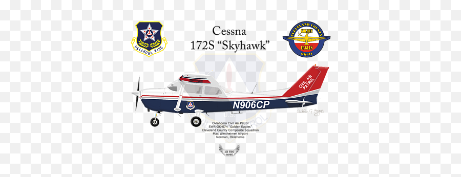 Cessna 172s Skyhawk Greeting Card For - Cessna 172 Emoji,Civil Air Patrol Clipart