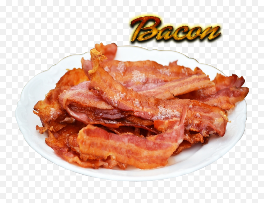 Download Bacon On A Plate - Plate Of Bacon Emoji,Bacon Transparent Background