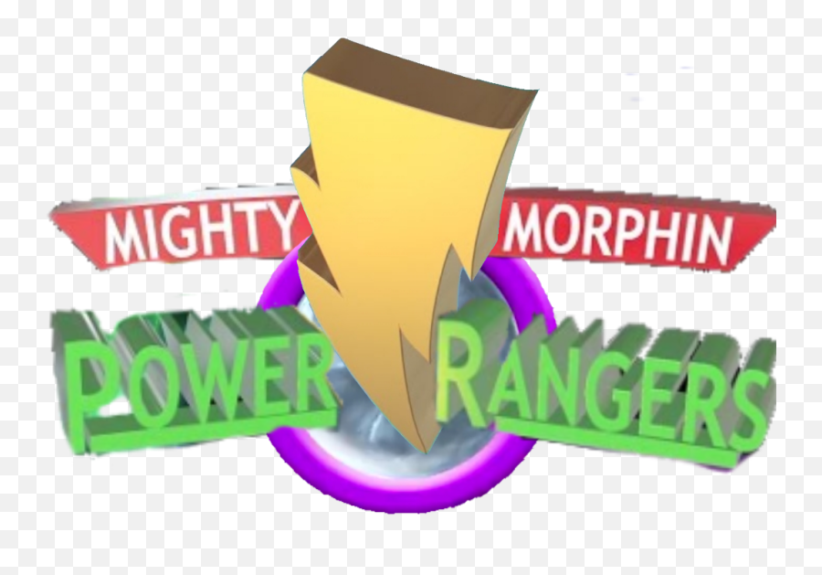 Mighty Morphin Power Rangers Logo - Language Emoji,Power Rangers Logo