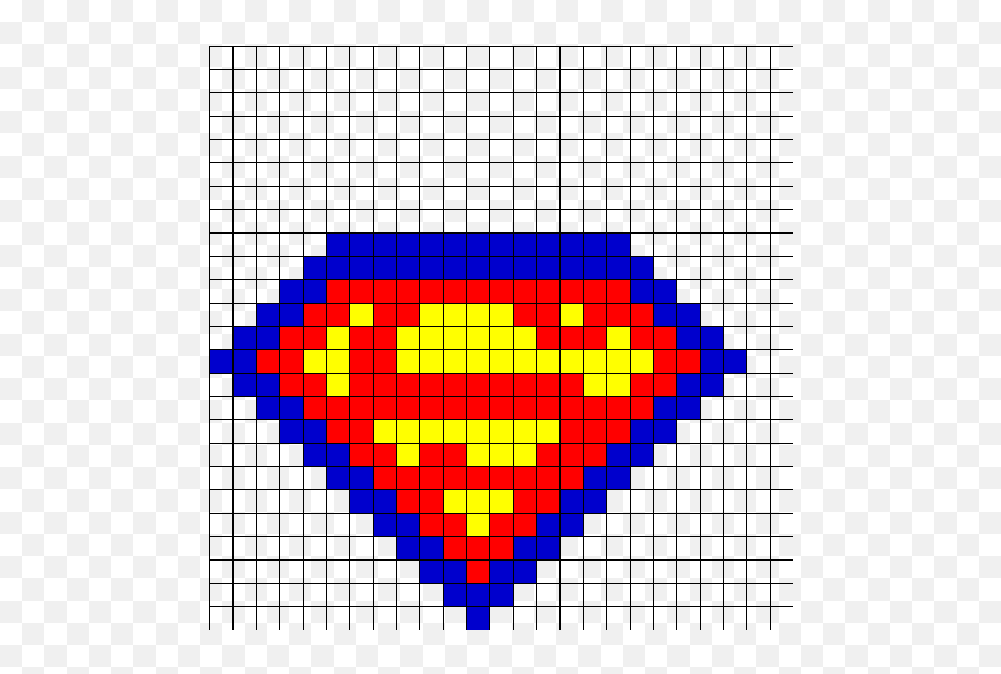 Perler Beads Perler Bead Patterns Emoji,Superman Logo Drawings