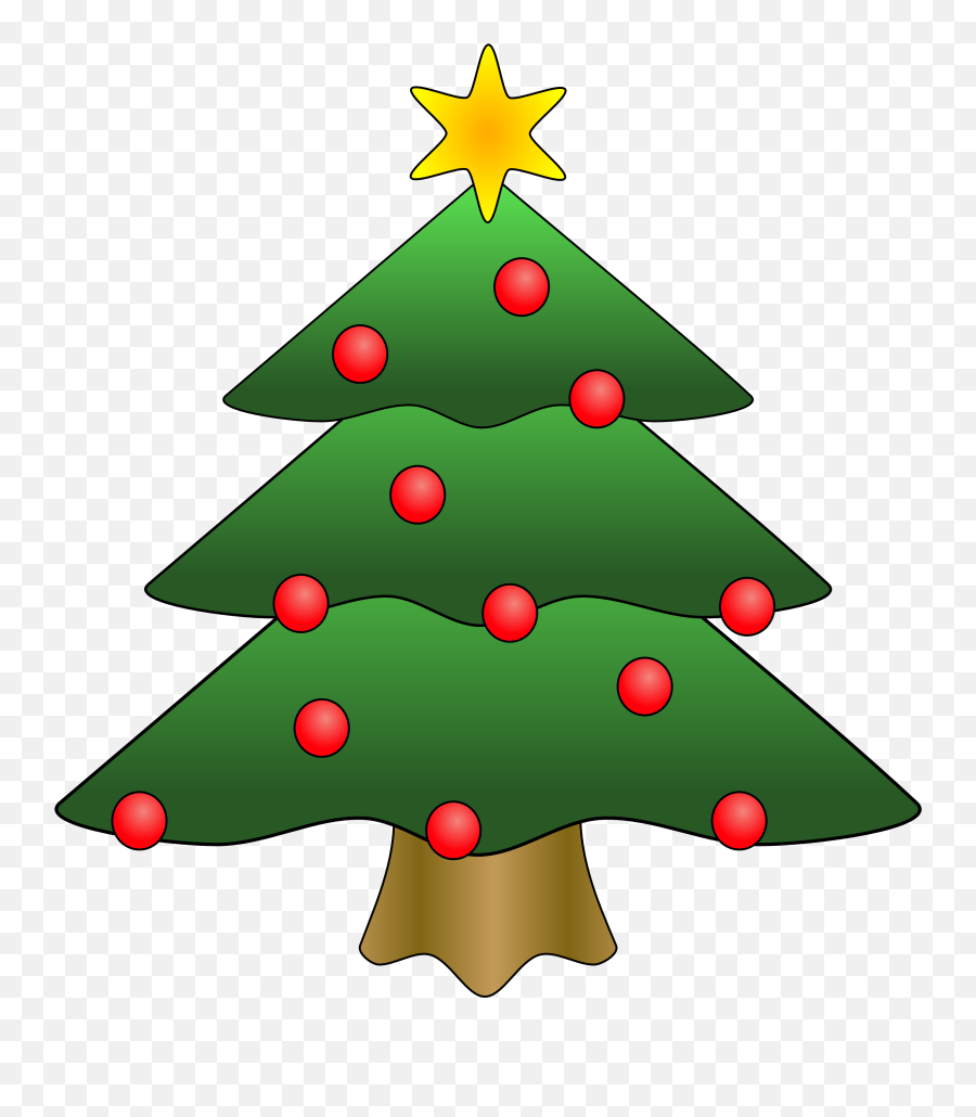 Clipart Panda - Clipart Christmas Tree Emoji,Christmas Clipart