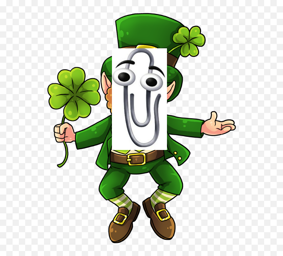 Photoshopped A Quick Irish Clippy Emoji,Clippy Png