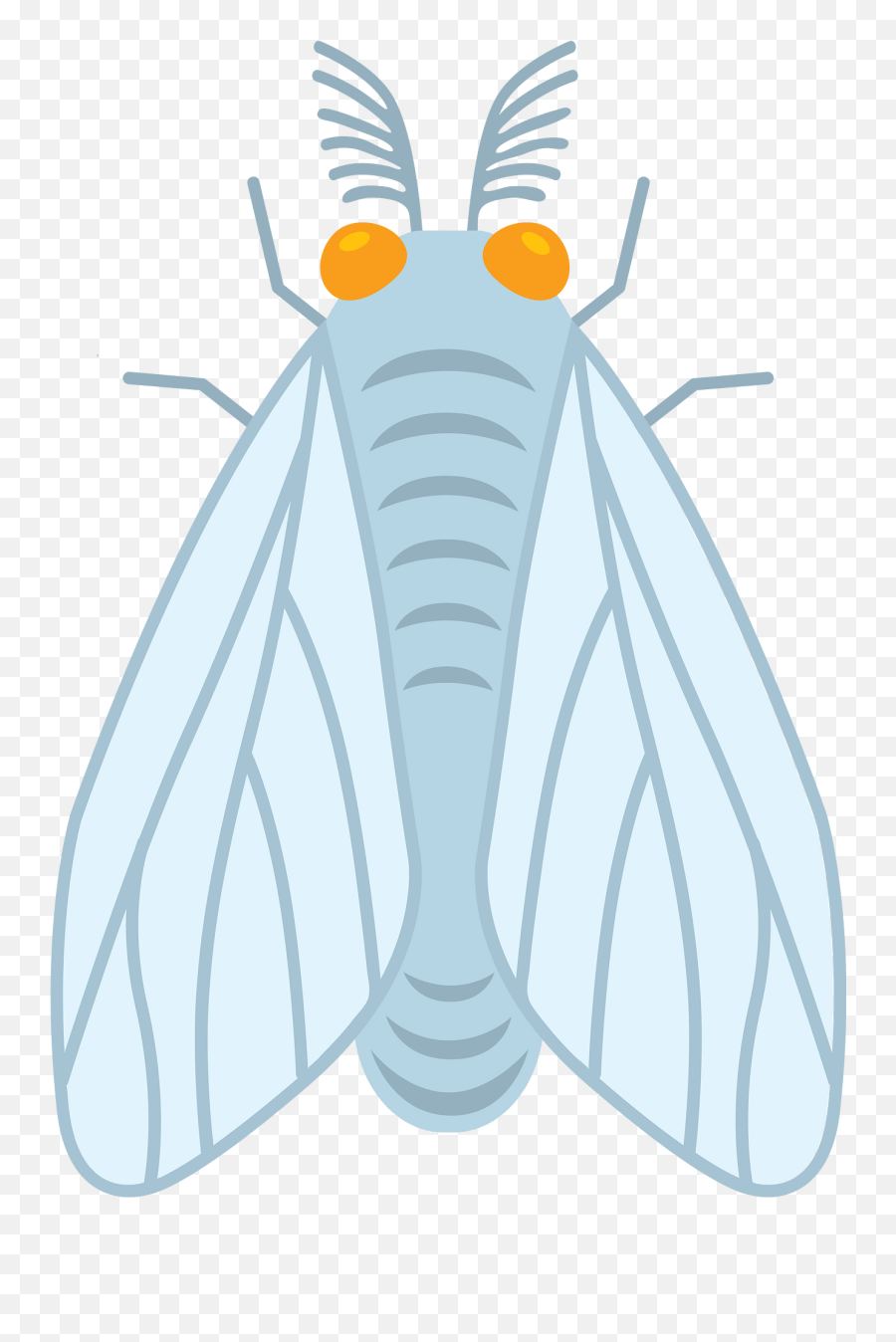 Moth Clipart Free Download Transparent Png Creazilla Emoji,Moth Clipart Black And White