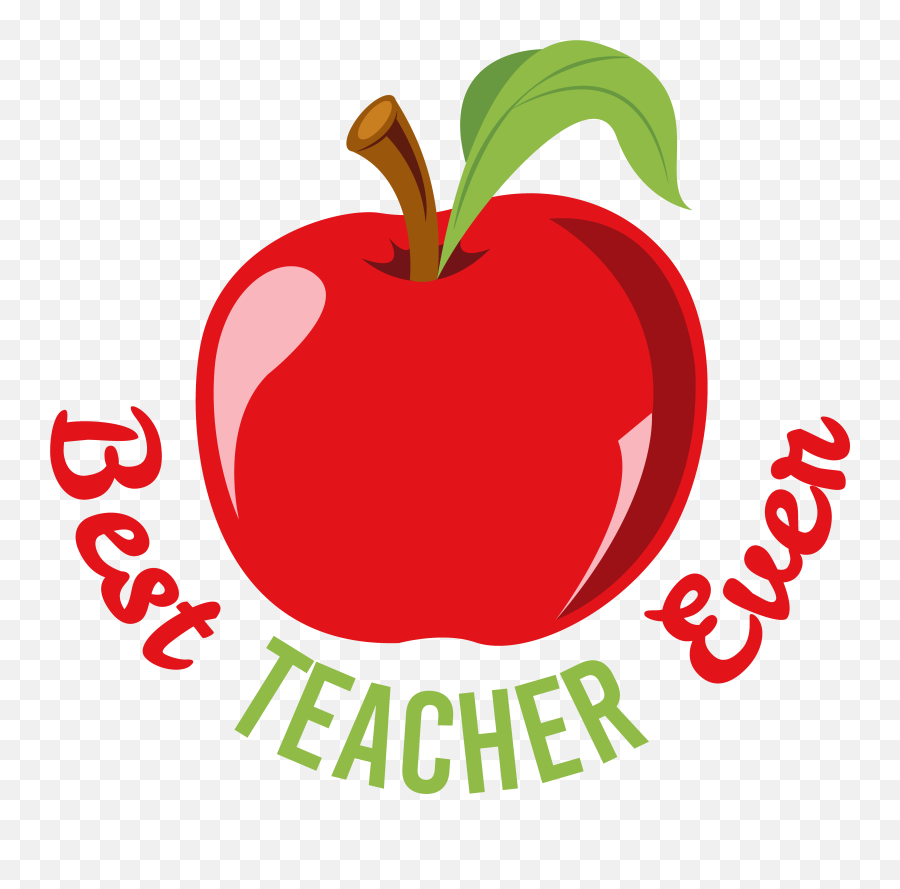Best Teacher Ever Svg File - Svg Designs Svgdesignscom Emoji,Teacher Apple Png