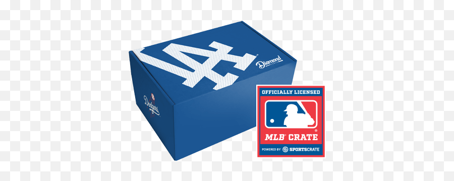 Los Angeles Dodgers Diamond Crate From - Cardboard Packaging Emoji,Dodger Logo