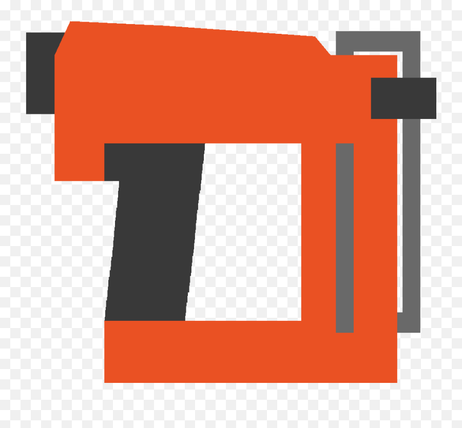 Nail Clipart Thumbnail - Orange Nail Gun Air Full Size Png Unturned Nailgun Emoji,Nail Clipart