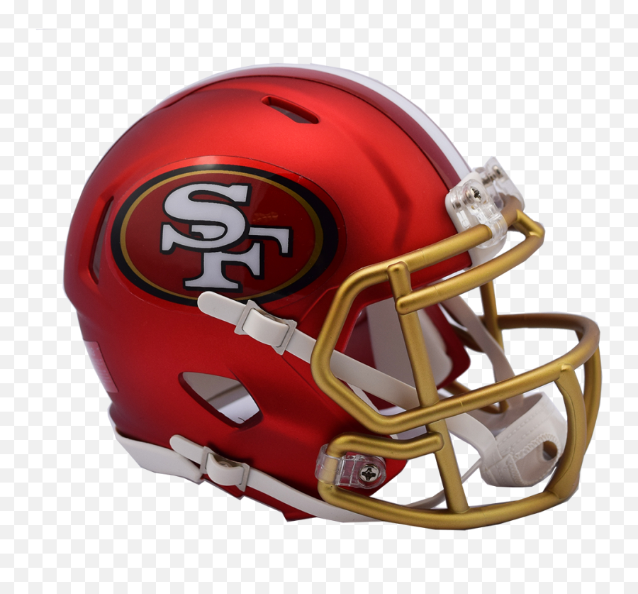 San Francisco 49ers Nfl Blaze Alternate - 49ers Helmet Emoji,San Francisco 49ers Logo