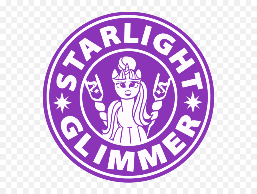 Logo Parody Safe Starbucks Starlight Glimmer - Star Wars Starpugs Coffee Emoji,Starbucks Coffee Logo