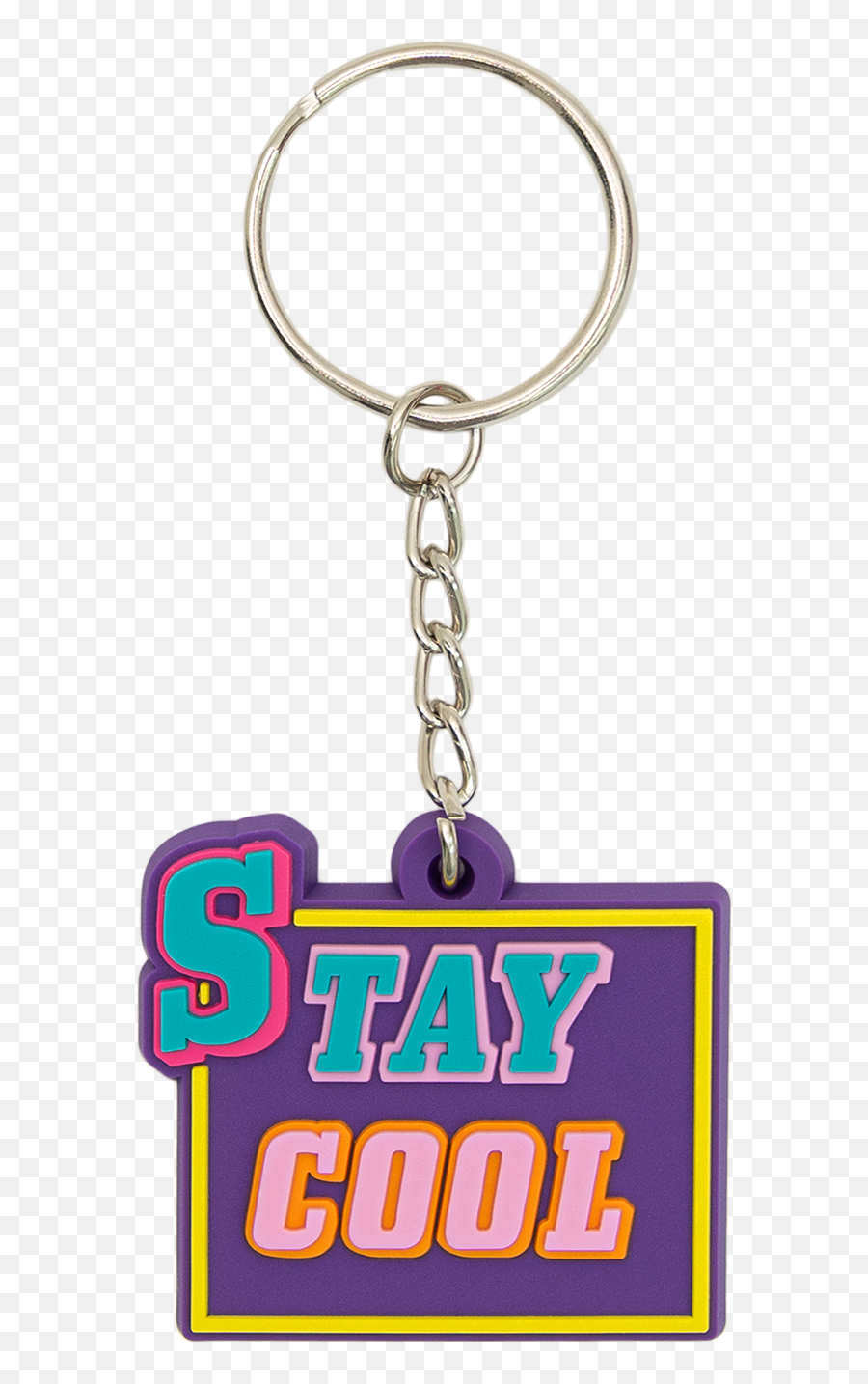 Logo Keychain Purple - Staycoolnyc Solid Emoji,Cool S Logo