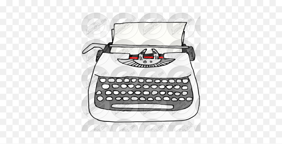 Typewriter Picture For Classroom - Olivetti Lettera 32 Emoji,Typewriter Clipart