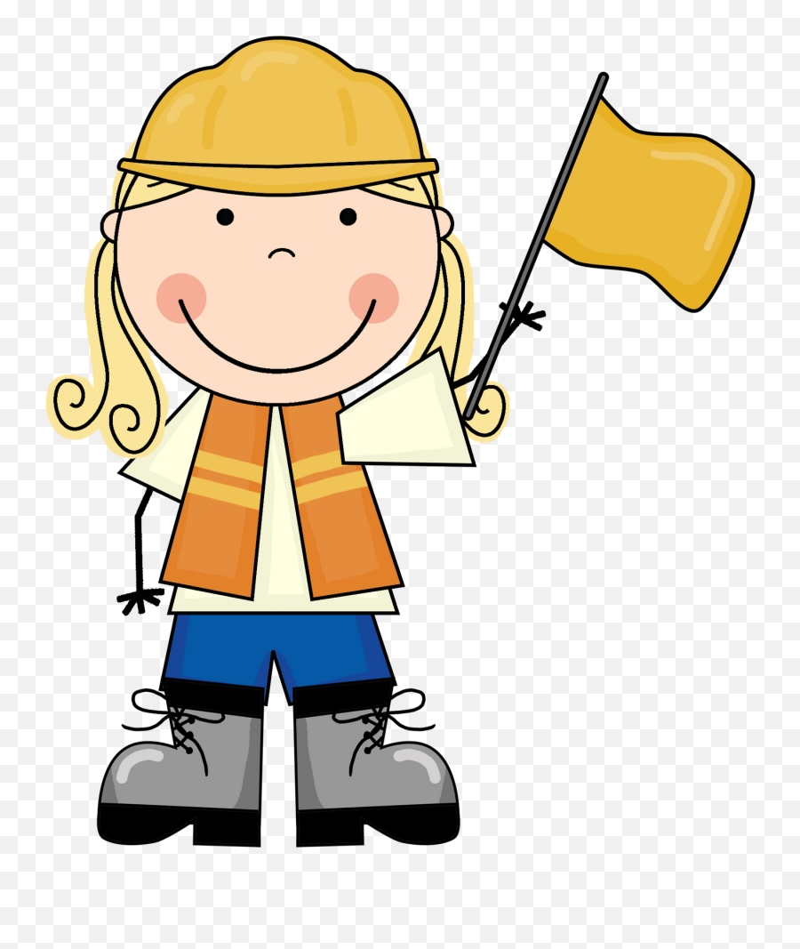 Clip Arts Related To - Kid Construction Worker Clipart Png Construction Worker Clipart Emoji,Construction Clipart