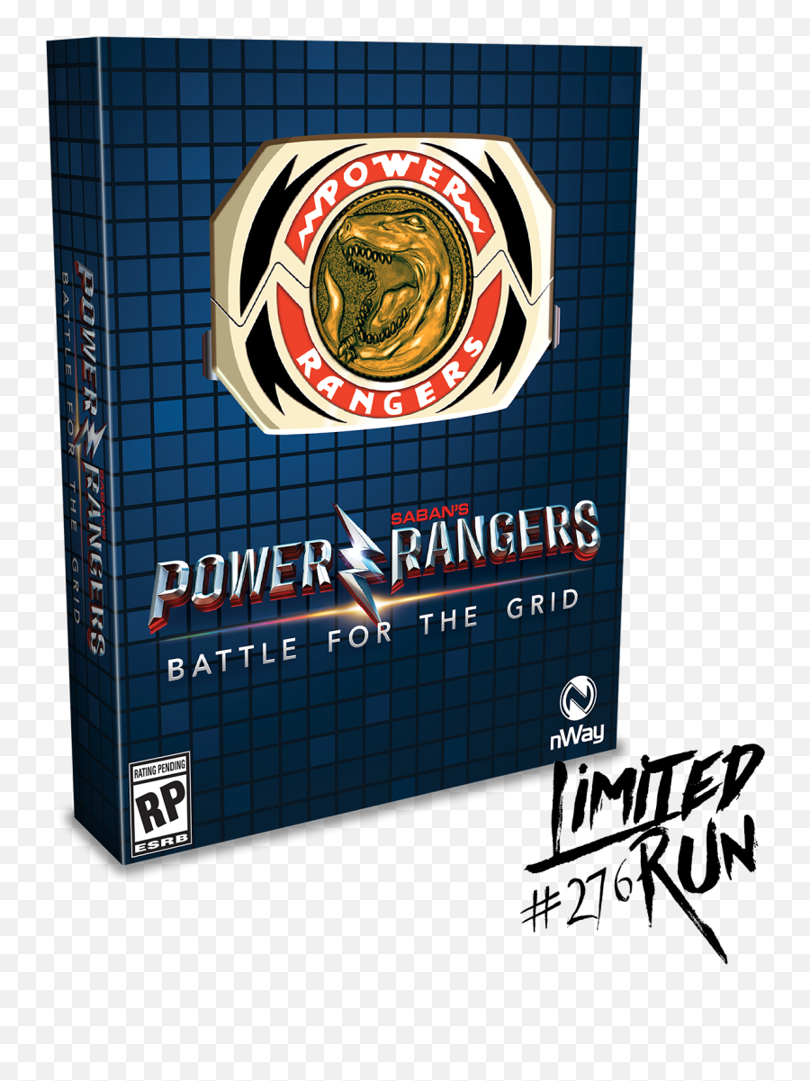 Limited Run 276 Power Rangers Battle For The Grid Mega Edition Ps4 Preorder - Power Rangers Battle For The Grid Limited Run Emoji,Power Ranger Logo