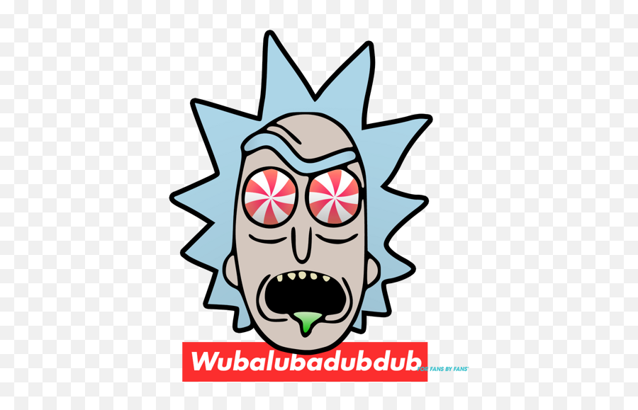 Wubaluba Box Logo - Dot Emoji,Rick And Morty Logo