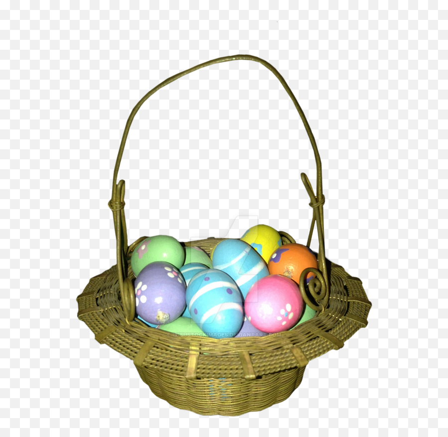 Free Easter Egg Basket Png Transparent - Easter Emoji,Easter Basket Png