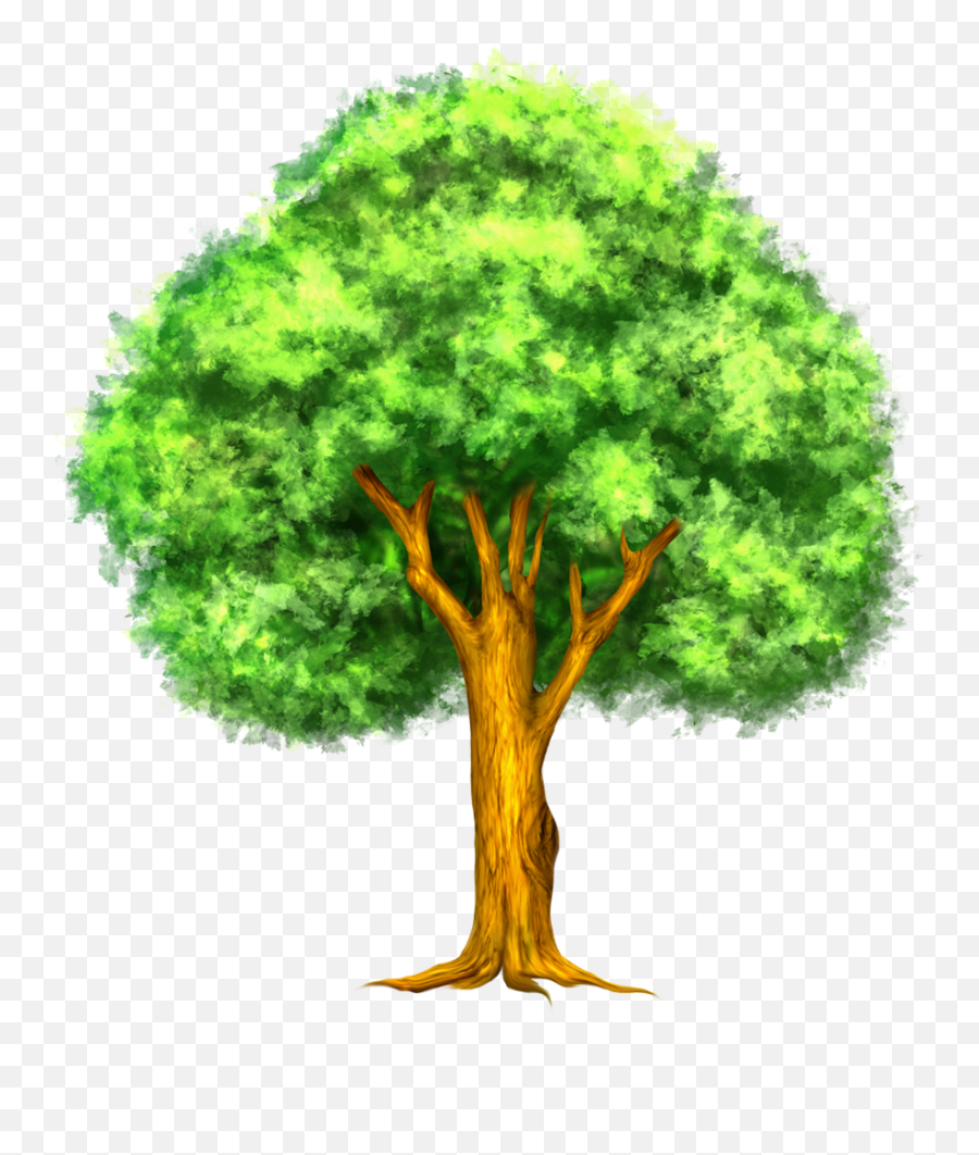 Tree Clipart Black And - Tree Clipart Hd Emoji,Tree Clipart