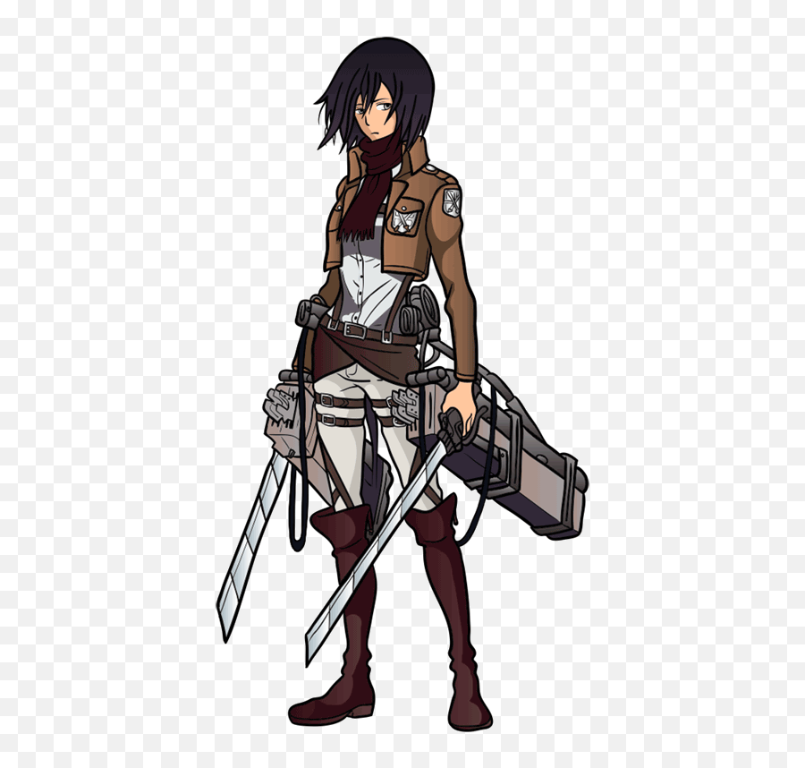 Learn How To Draw Mikasa Ackerman - Easy To Draw Everything Emoji,Mikasa Png
