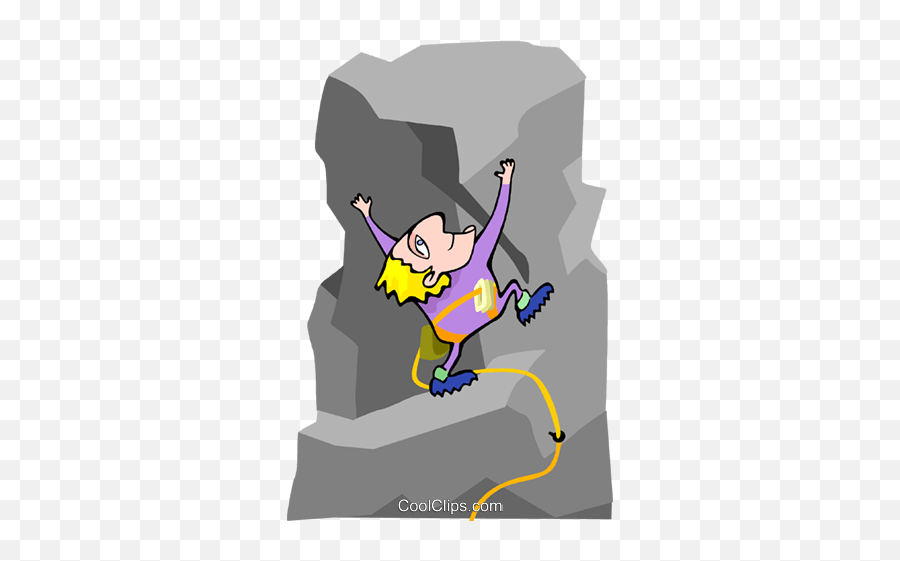 Rock Climber Royalty Free Vector Clip Art Illustration Emoji,Rock Climber Clipart