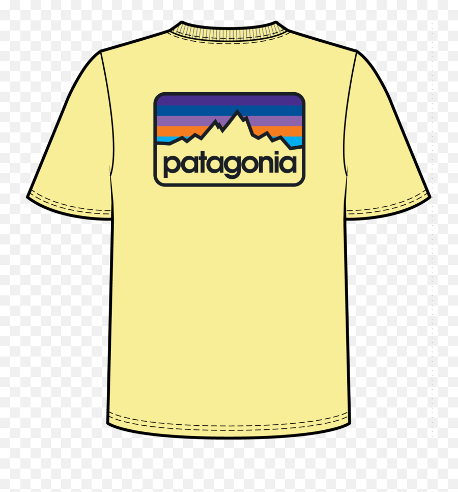 Download Hd Mens Patagonia Line Logo - Short Sleeve Emoji,Patagonia Logo