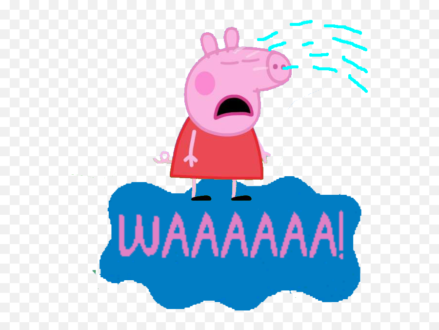 Peppa Pig - Sad Peppa Pig Transparent Clipart Full Size Sad Transparent Angry Birds Pigs Emoji,Peppa Pig Clipart