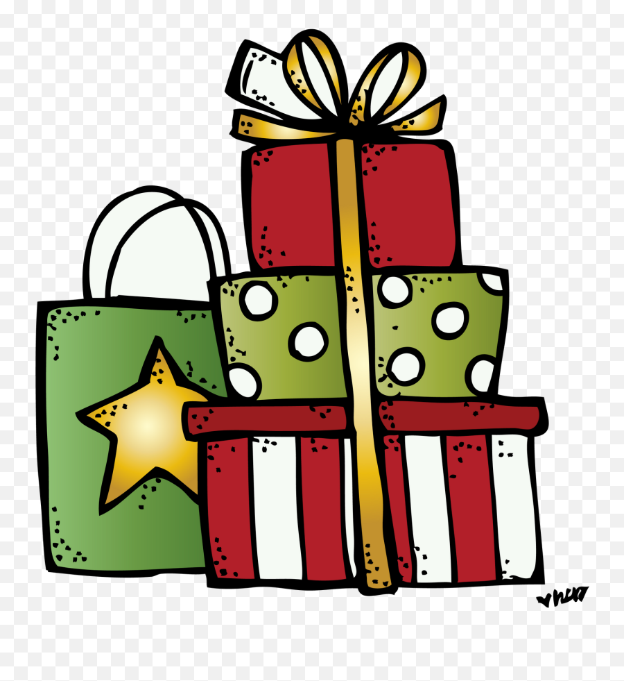 Clipart Present Melonheadz Clipart Present Melonheadz - Christmas Melonheadz Clipart Emoji,Christmas Present Clipart