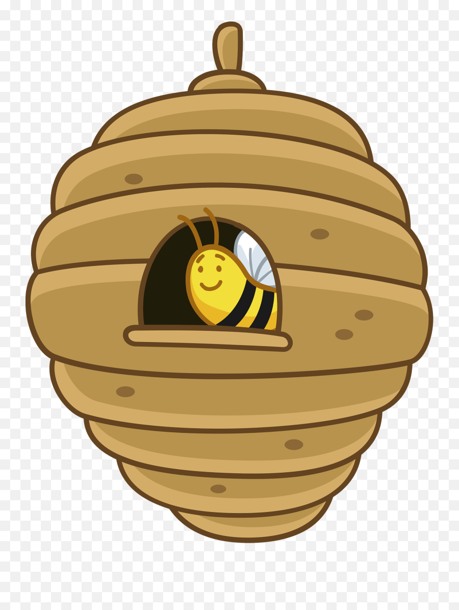 Beehive Clipart - Happy Emoji,Beehive Clipart