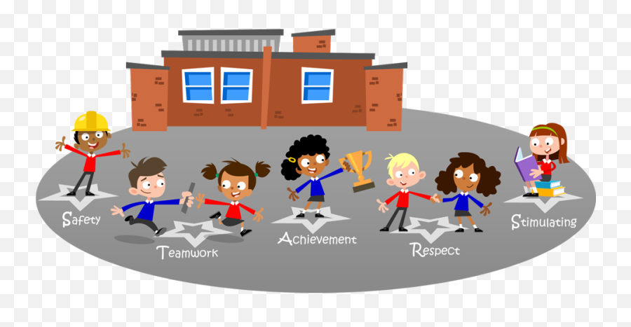 Library Of School Team Work Clip Freeuse Library Png Files - Teamwork In School Clipart Emoji,Respect Clipart