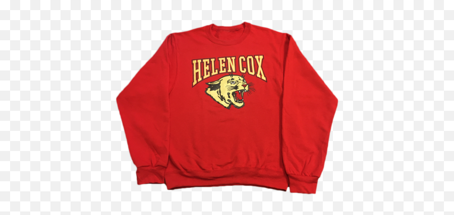 Helen Cox Crew Neck Sweatshirt - Long Sleeve Emoji,Cox Logo
